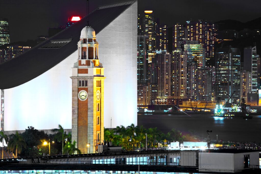 Hong Kong at night